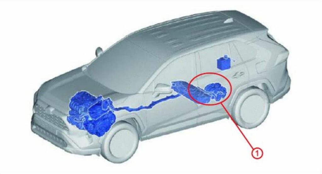 Toyota RAV4 Hybrid Corrosion Cable Recall Diagram