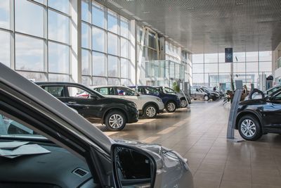 Stock photo of dealership interior - Shutterstock