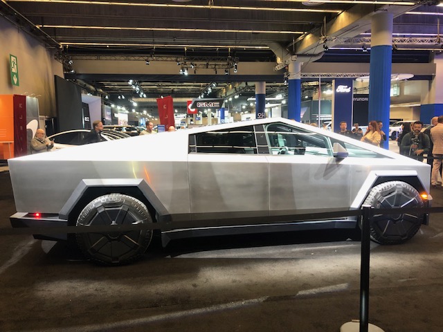 Tesla Cybertruck at the Montreal Auto Show 2024