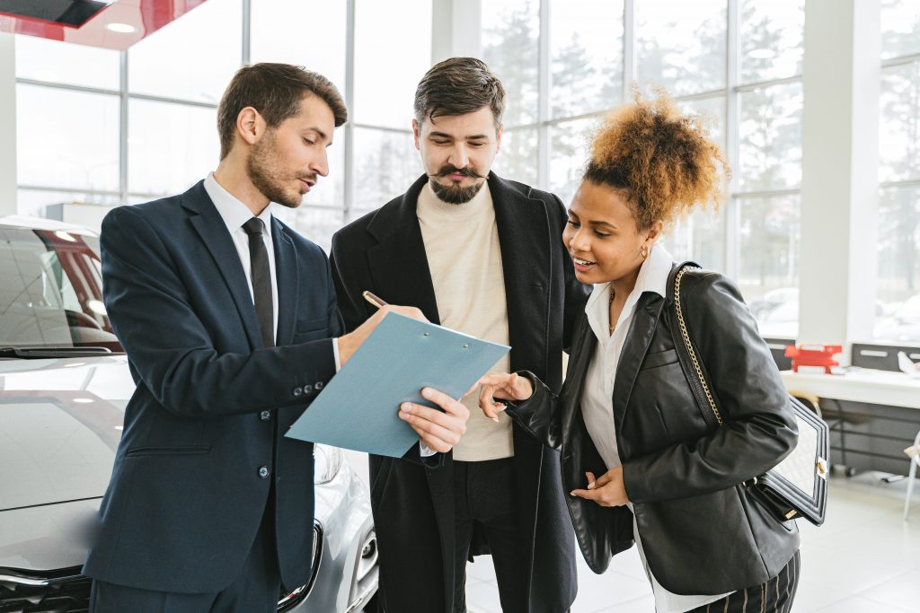 stock photo of dealership